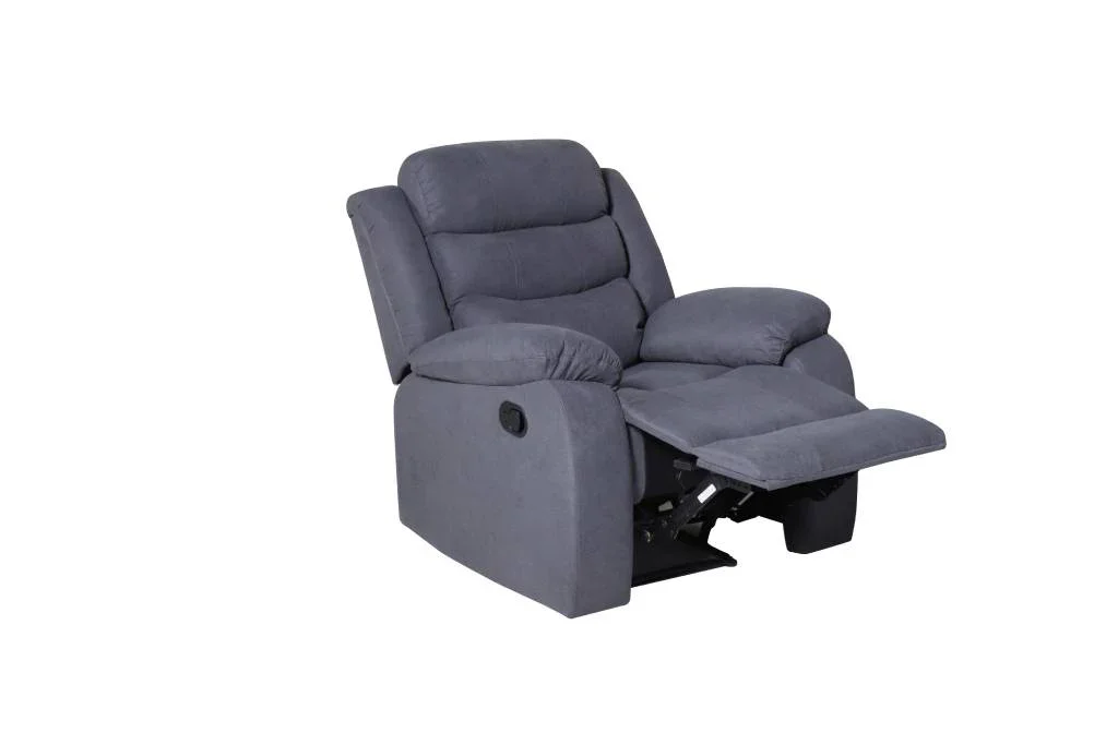 VI Apollo 3 Seater Fabric Recliner Lounge with 2 Single Recliners