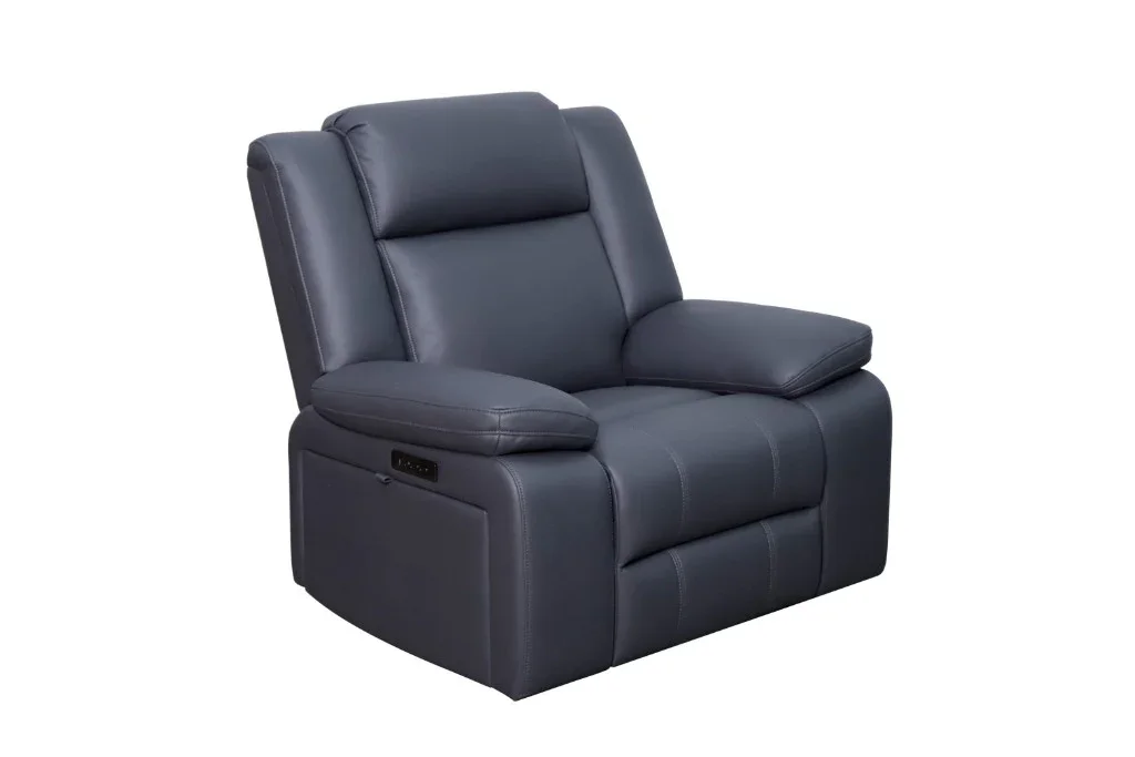 VI Cooper Fabric Upholstered Single Seater Electric Recliner Lounge
