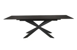 VI Iza Metal Leg Ceramic Top Extandable Dining Table thumbnail 2