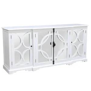 DA Keats 4 Door Sideboard White thumbnail 1