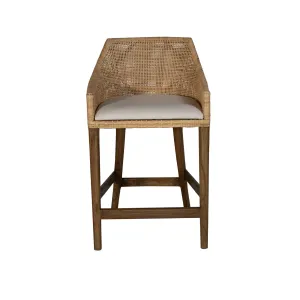 CR Tennessee Timber Frame Rattan Counter Stool thumbnail 10