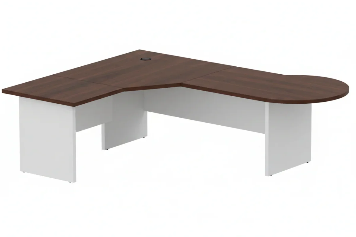 DD CC Plus 3 Piece Bulb End Corner Workstation