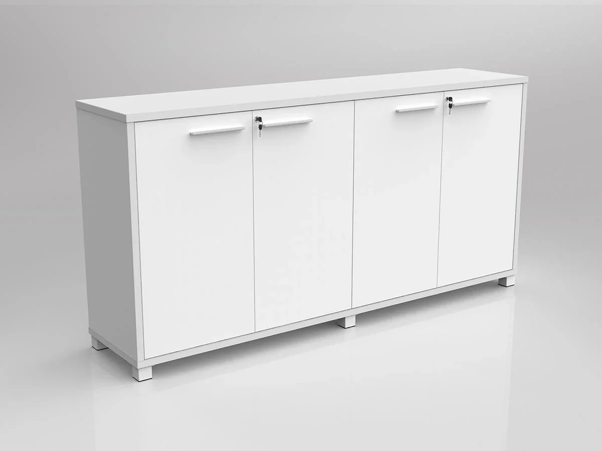 OL Axis 4 Door Lockable Credenza - 1800mm Wide