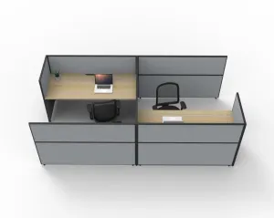 RL SHUSH30 Cubicle Screen System for 2 Person thumbnail 1
