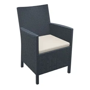 FL California Hospitality Outdoor Tub Chair with Cushion thumbnail 1