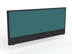 OL Studio Screen with Ducting for Agile Shared Desk – Splice Fabric with Black Frame thumbnail 6