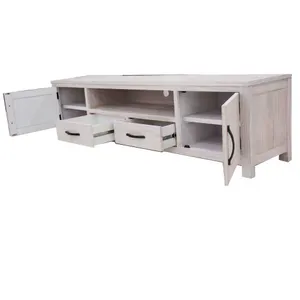 VI Florida Solid Timber Entertainment Unit with 2 Doors 2 Drawers thumbnail 4