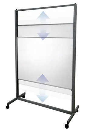VC Aspire Mobile Vertical Sliding Whiteboard
