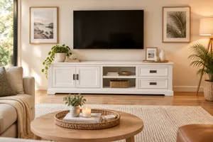 VI Coastal Solid Timber Entertainment Unit thumbnail 2
