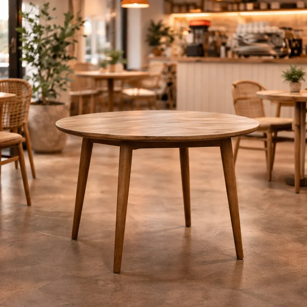 MF Tiffany Solid Timber Round Dining Table
