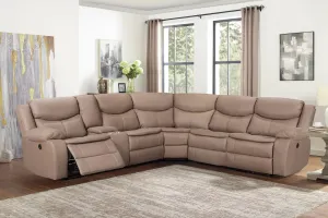 BT Otto Fabric Power Motion 5 Seater Electric Recliner Corner Lounge thumbnail 1