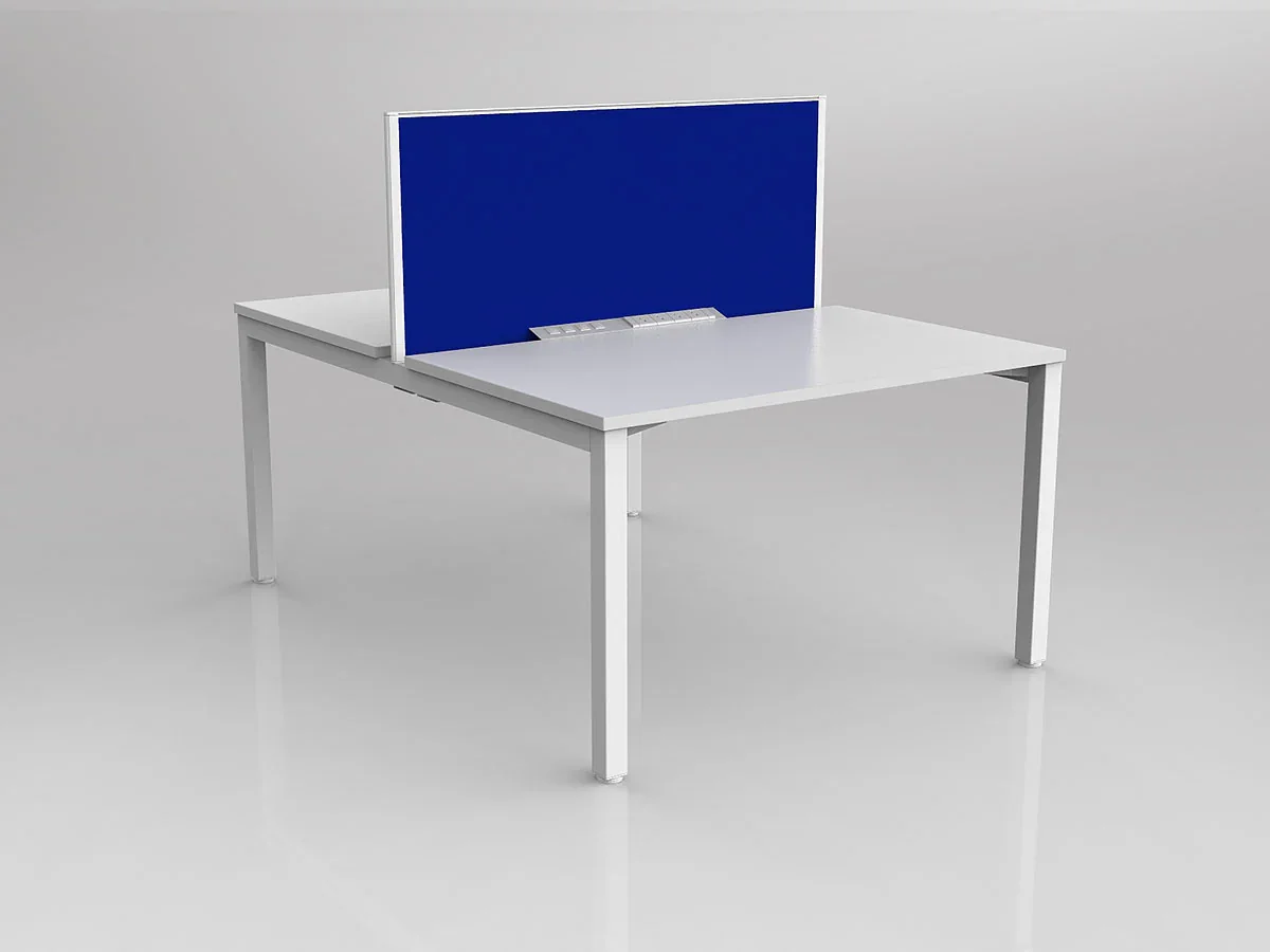 OL Axis 2 User Double Sided Workstation with Screen - Breathe Fabric