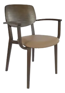 FL Atlanta Upholstered Seat Hospitality Stackable Dining Armchair - Large thumbnail 8
