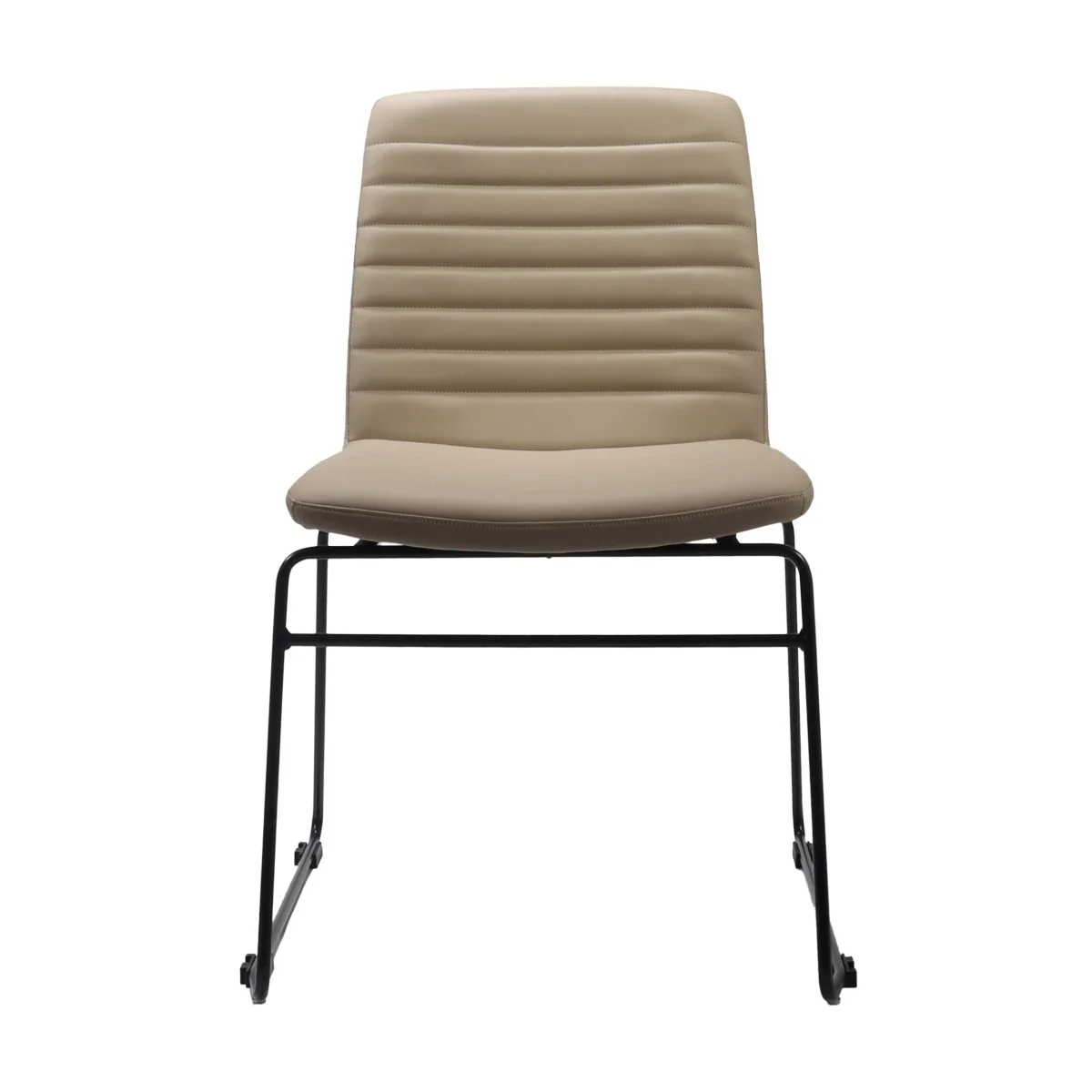 RL Pixel PU Leather Upholstered Sled Base Breakout Chair