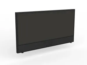OL Studio Screen with Ducting for Agile Shared Desk – Splice Fabric with Black Frame thumbnail 11
