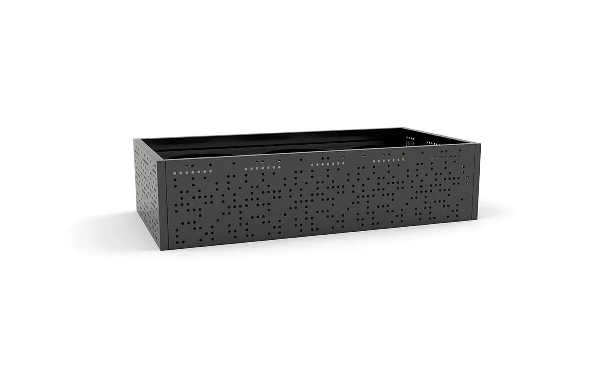 OL Agile Metal Planter Box for Tambour Storage