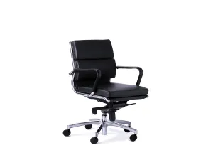 OL Mode PU Leather Upholstered Mid Back Boardroom Chair thumbnail 3