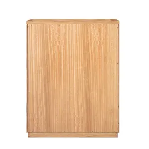 VI Highland Oak Timber Framed 5 Drawer Tallboy thumbnail 3