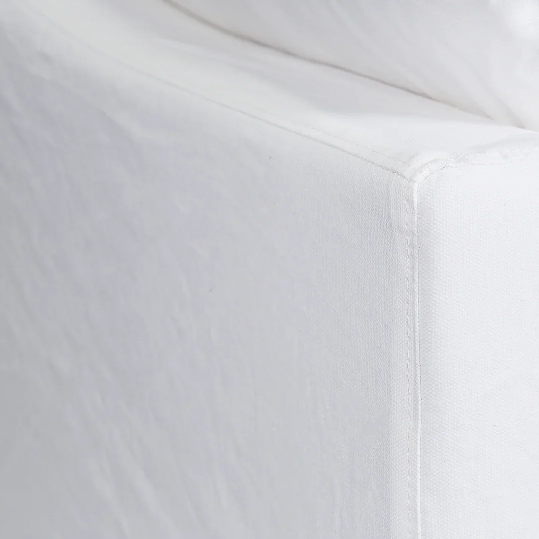 SH Indii 3 Seater Sofa, White