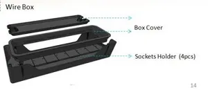 GP Potenza 3 Legs Boardroom Table with Cable Tray thumbnail 5