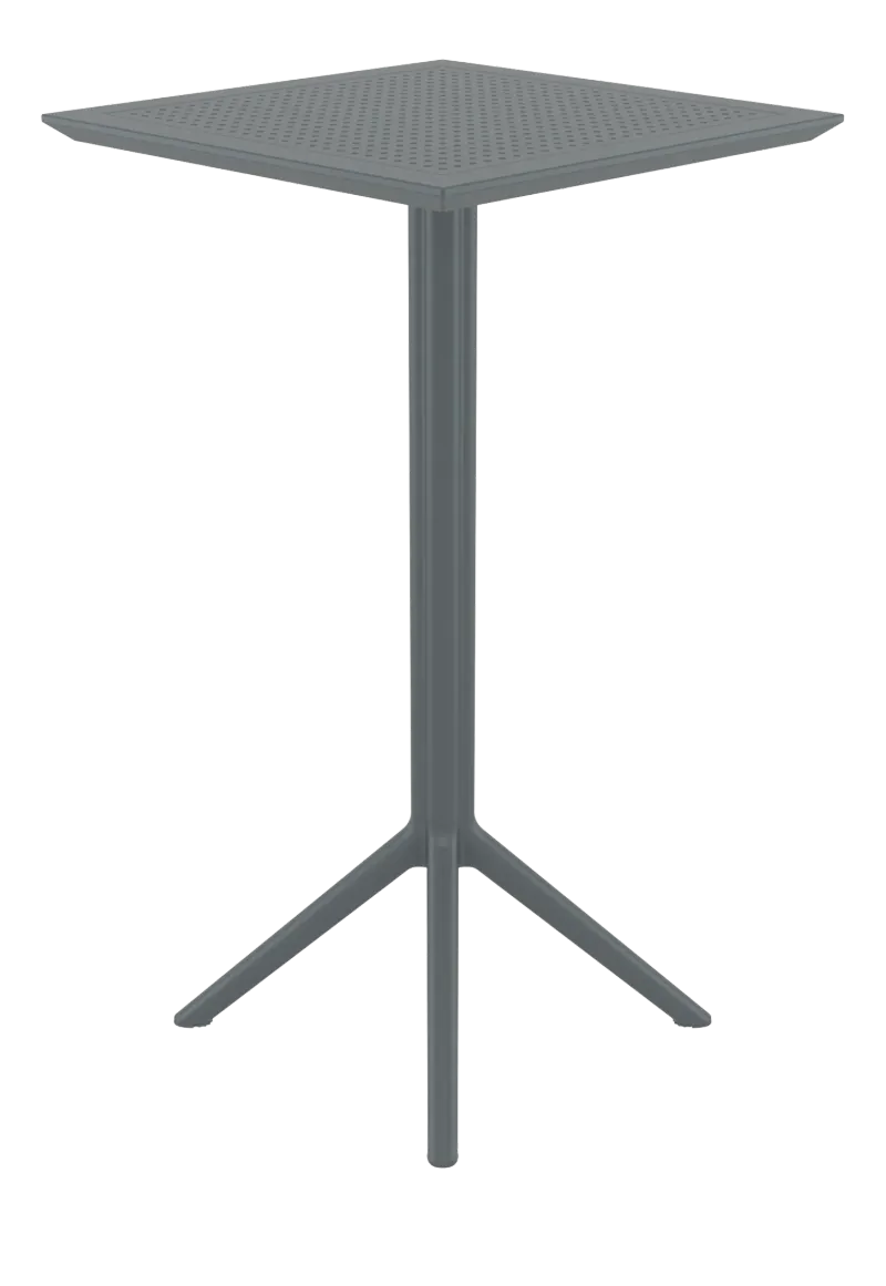 FL Sky Hospitality Outdoor Square Folding Bar Table
