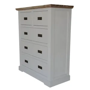 VI Folkestone Solid Timber 2 Over 3 Drawers Tallboy thumbnail 1