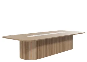 DD Harmony Rounded Corner Top Boardroom Table thumbnail 3
