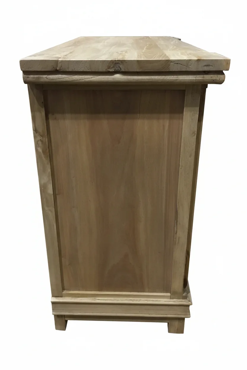 MF Chinese Antique Reproduction Recycled Timber 4 Door Buffet - 160cm
