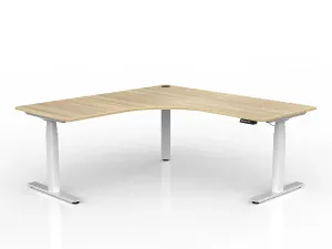 OL Agile Electric Height Adjustable Triple Motor 90° Corner Workstation thumbnail 3