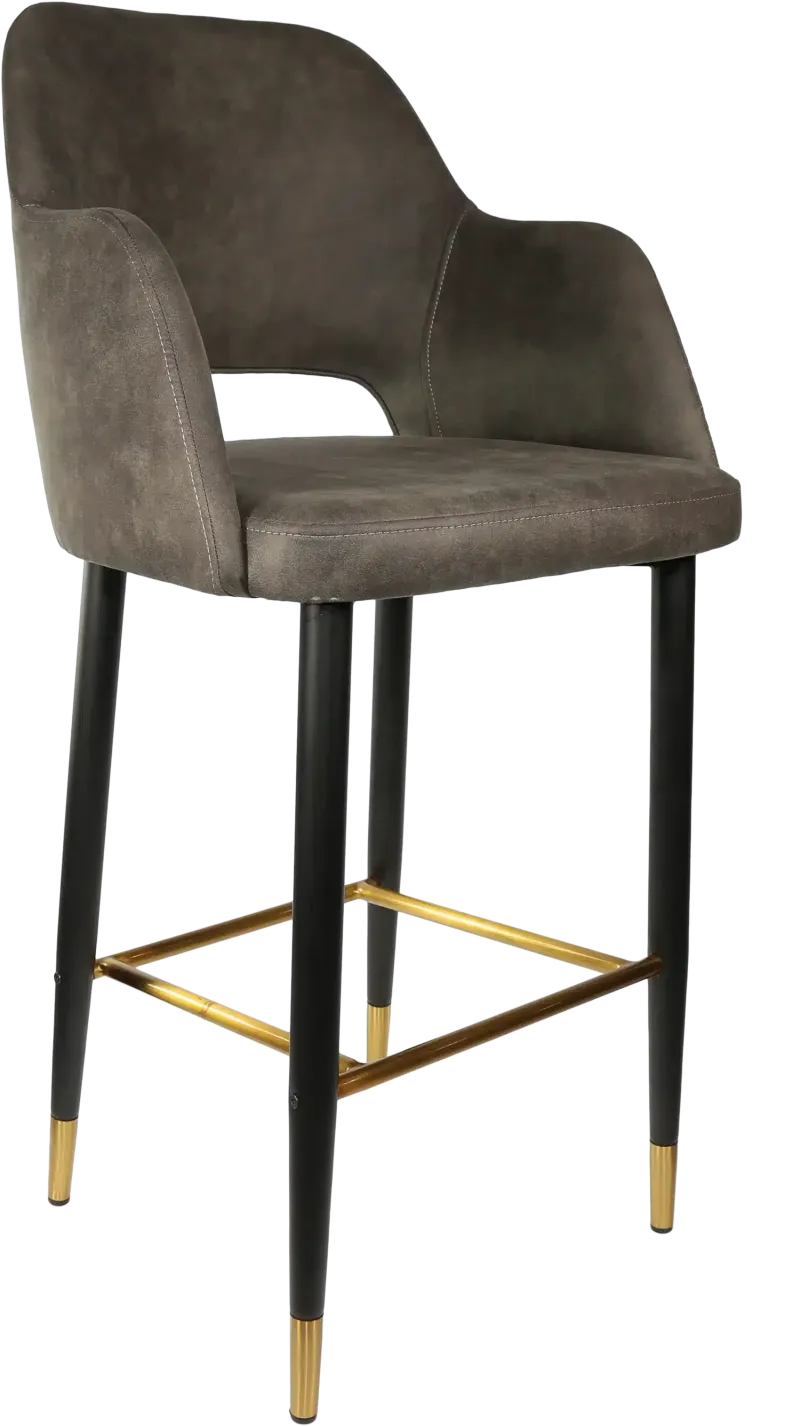 FL Sorbet Premium Vinyl Upholstered Metal Leg Hospitality Barstool