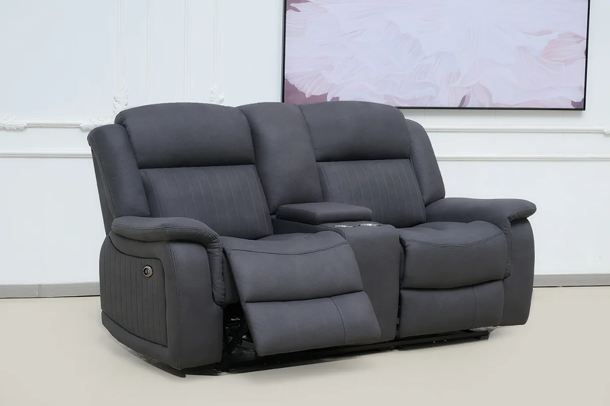 BT Paragon Fabric Upholstered 2 Seater Electric Recliner Lounge