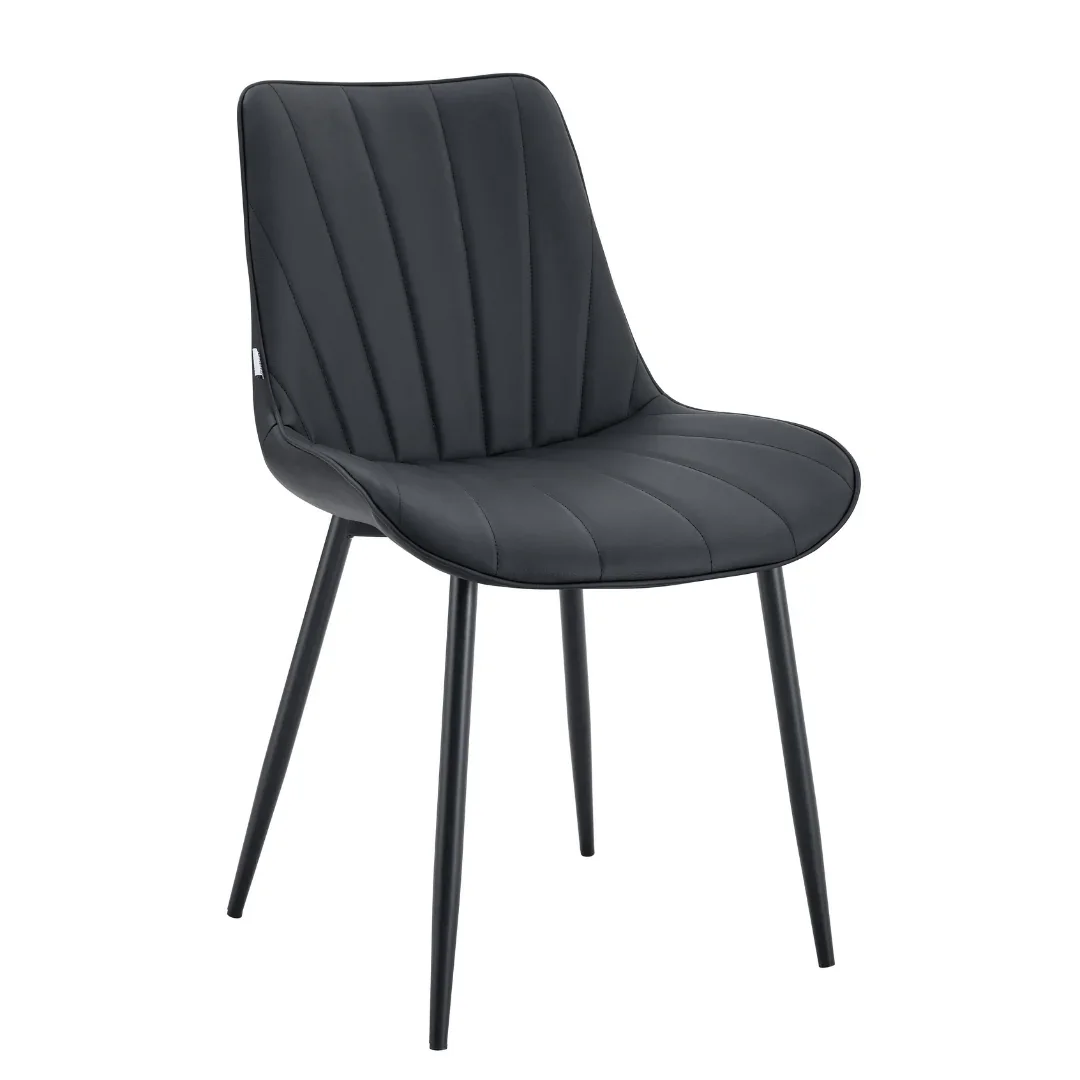 BT Lora Velvet Upholstered Metal Leg Dining Chair