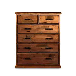 VI Jamaica Solid Timber Queen Bed, Tallboy & Bedsides Set thumbnail 2