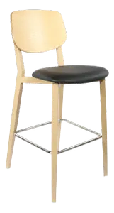 FL Atlanta Upholstered Seat Aluminium Frame Hospitality Barstool - Large thumbnail 10