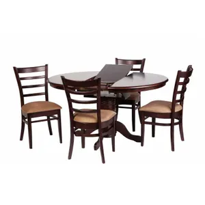 MA Jaguar Solid Timber Fabric Upholstered Dining Chair thumbnail 5