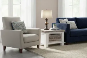 VI Homestead Solid Timber Lamp Table with a Drawer thumbnail 2