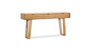 VI Galway Solid Timber 3 Drawer Console Table thumbnail 3