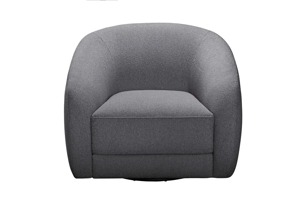 VI Cleo Fabric Upholstered Swivel Armchair Sofa