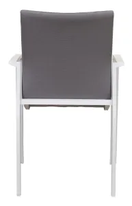 VI Baska Aluminium Framed Outdoor Stackable Dining Chair with Cushion thumbnail 7