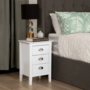VI Costway 3 Drawer Bedside Table thumbnail 4