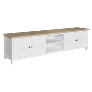VI Shellwood Solid Timber 4 Door 2 Niches TV Unit thumbnail 2