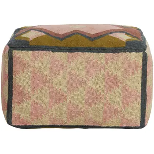 SH Bayu Fabric Upholstered Square Ottoman thumbnail 1