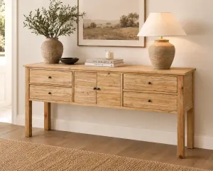 CR Sonoma Solid Timber 4 Drawer 2 Door Buffet thumbnail 3
