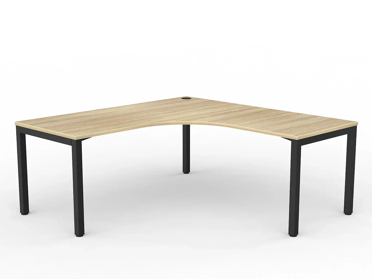 OL Axis Single User 90° Corner Desk