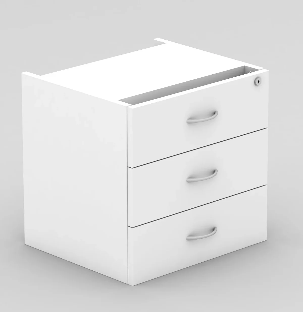 GP OMsystem Commercial Office Fix Desk Pedestal with 3 Drawers
