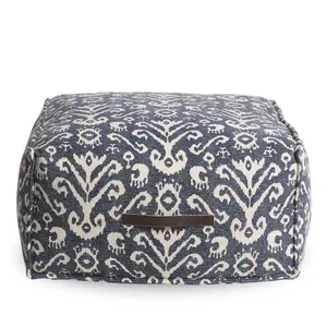 SH Ekawood Fabric Upholstered Ottoman thumbnail 1