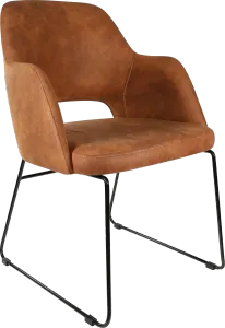 FL Sorbet Premium Vinyl Upholstered Sled Base Hospitality Chair thumbnail 2