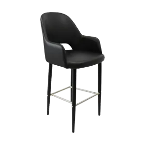 FL Orleans Bourbon Upholstered Seat Aluminium Frame Hospitality Barstool thumbnail 17