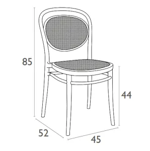 FL Air 9 Piece Dining Setting with Marcel Chairs thumbnail 5