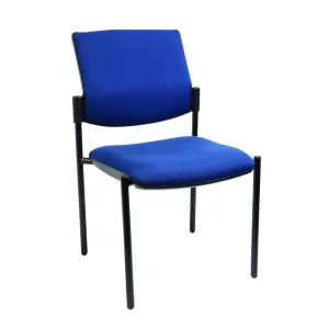 MA Dyno 40 Fabric Upholstered Stackable 4 Leg Side Chair thumbnail 1